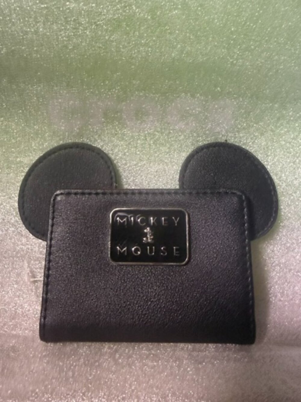 Disney Mickey Mouse Ears Card Wallet ID Holder Snap Closure NWT